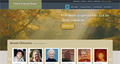 Desktop Screenshot of norrisfuneralservice.com